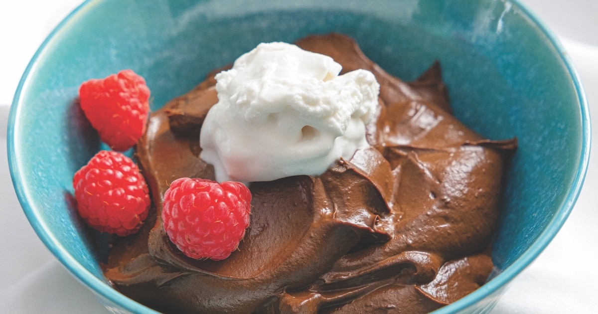 Silky Vegan Chocolate Avocado Mousse