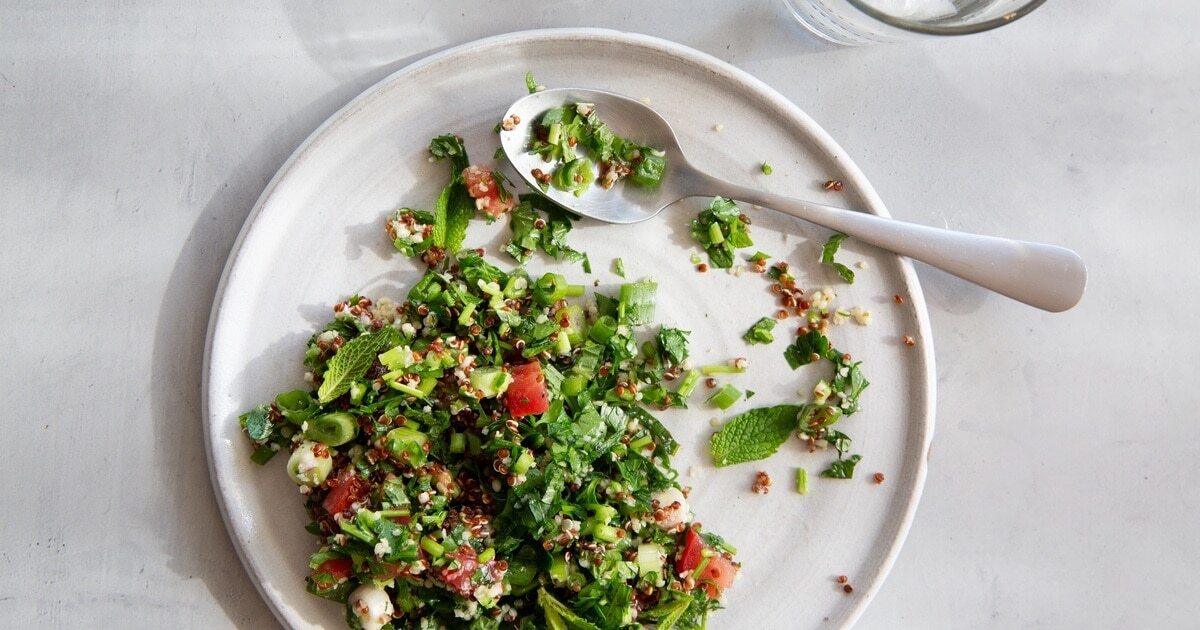 High-Protein Quinoa Hemp Tabbouleh | VegNews