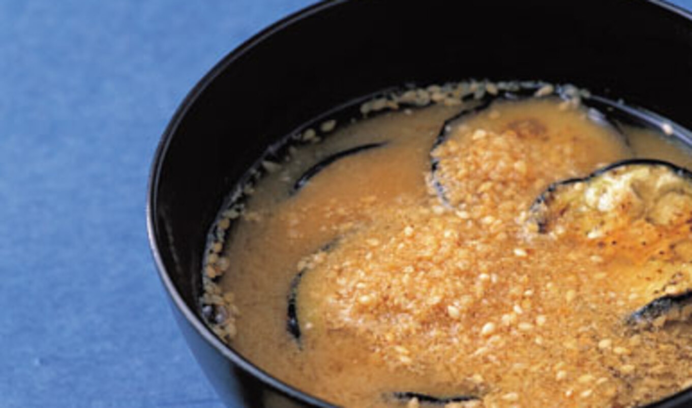 Easy Sesame Eggplant Soup