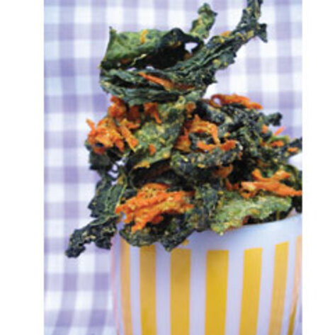 Cheezie, Crunchy Kale Chips