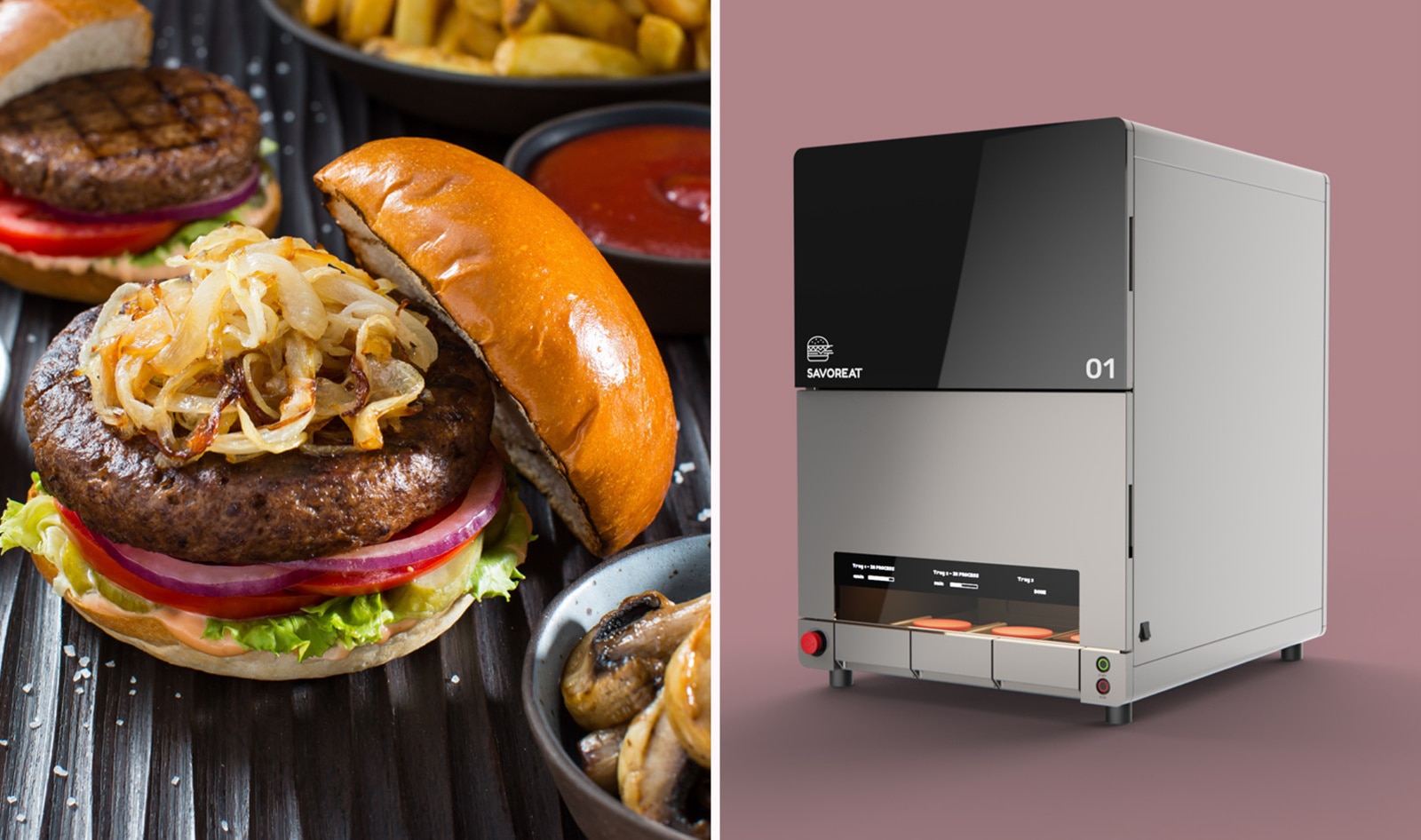 Better Beef: This Robot Prints 3D-Vegan Burgers to Match Your Protein Preferences