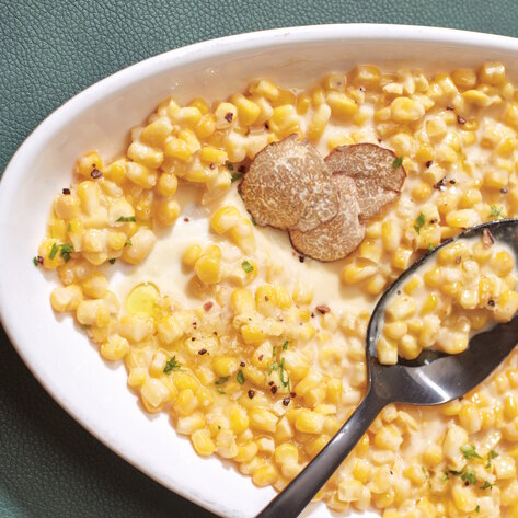 Vegan Truffle Cream’d Corn With Vegan Béchamel