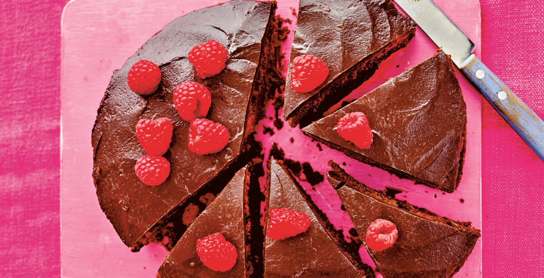 Decadent Double-Chocolate Vegan 'Love' Cake With Raspberry Filling