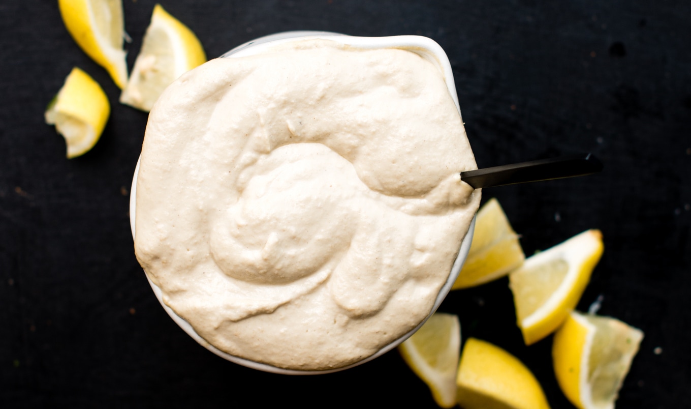 Vegan Sunflower Tahini Alfredo Sauce