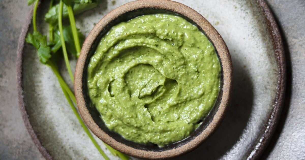 Creamy Vegan Avocado Indian Chutney | VegNews