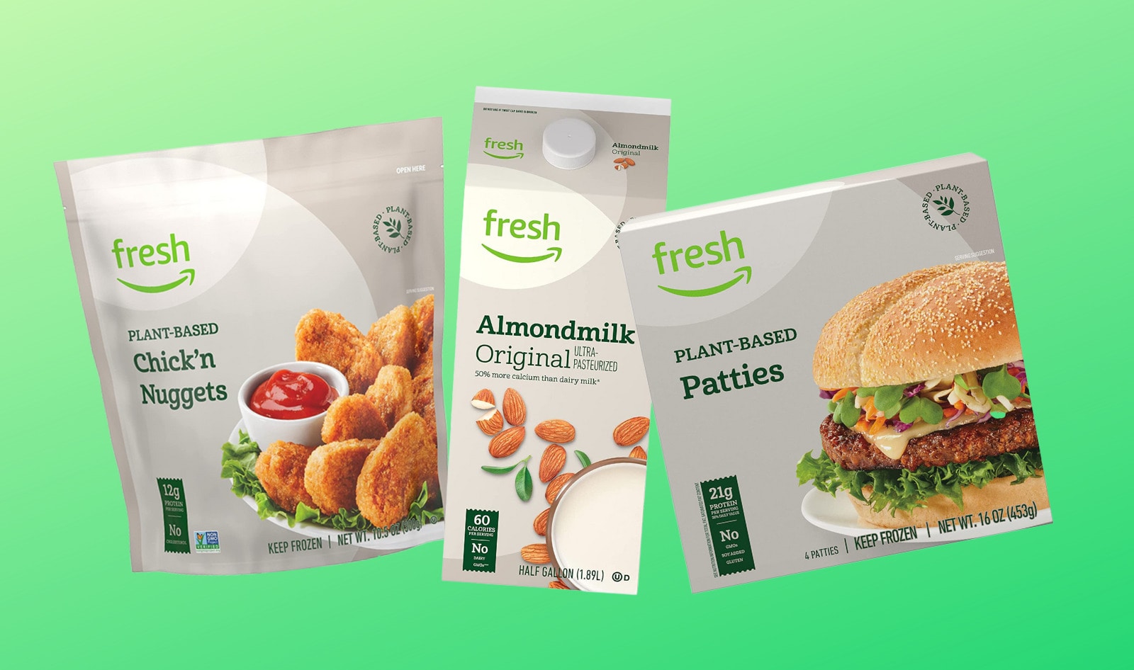 Amazon Fresh Just Launched Its Own Plant-Based Meat and Dairy-Free Milk  Line | VegNews