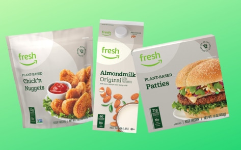 Amazon Fresh Just Launched Its Own Plant-Based Meat and Dairy-Free Milk Line 