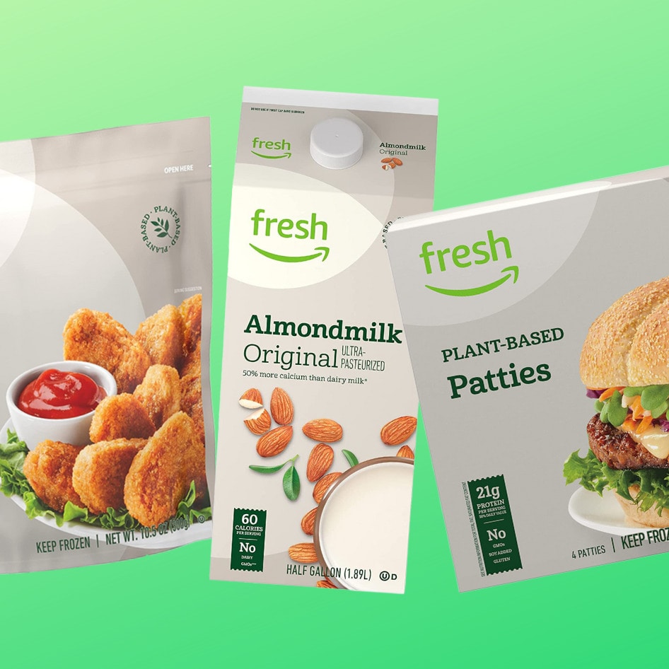Amazon Fresh Just Launched Its Own Plant-Based Meat and Dairy-Free Milk Line&nbsp;