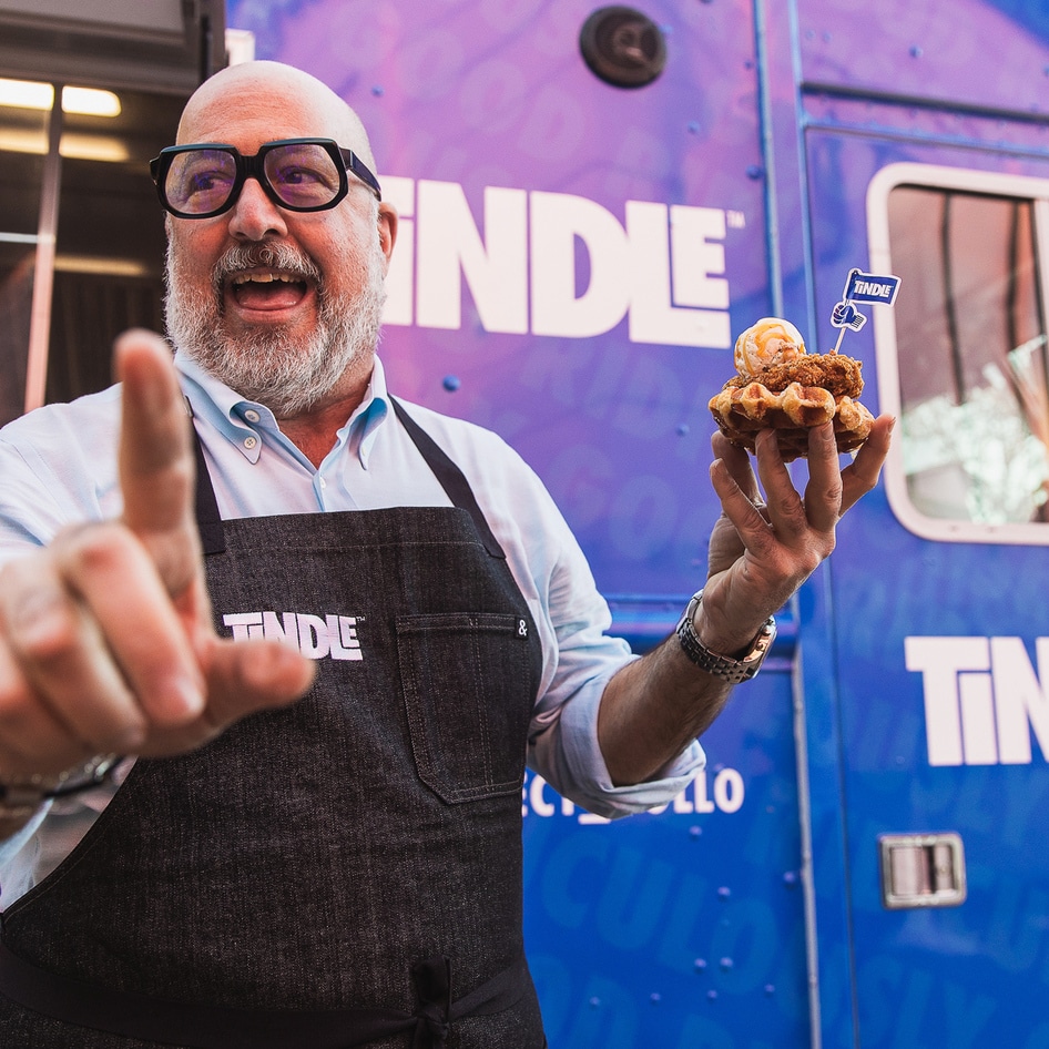 Why Legendary Chef Andrew Zimmern Is Really Into Vegan Chicken