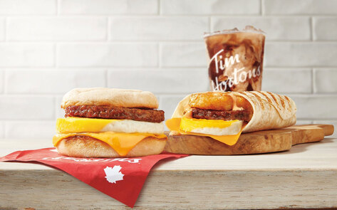 Tim Hortons Brings Back Plant-Based Meat Options With Impossible Sausage