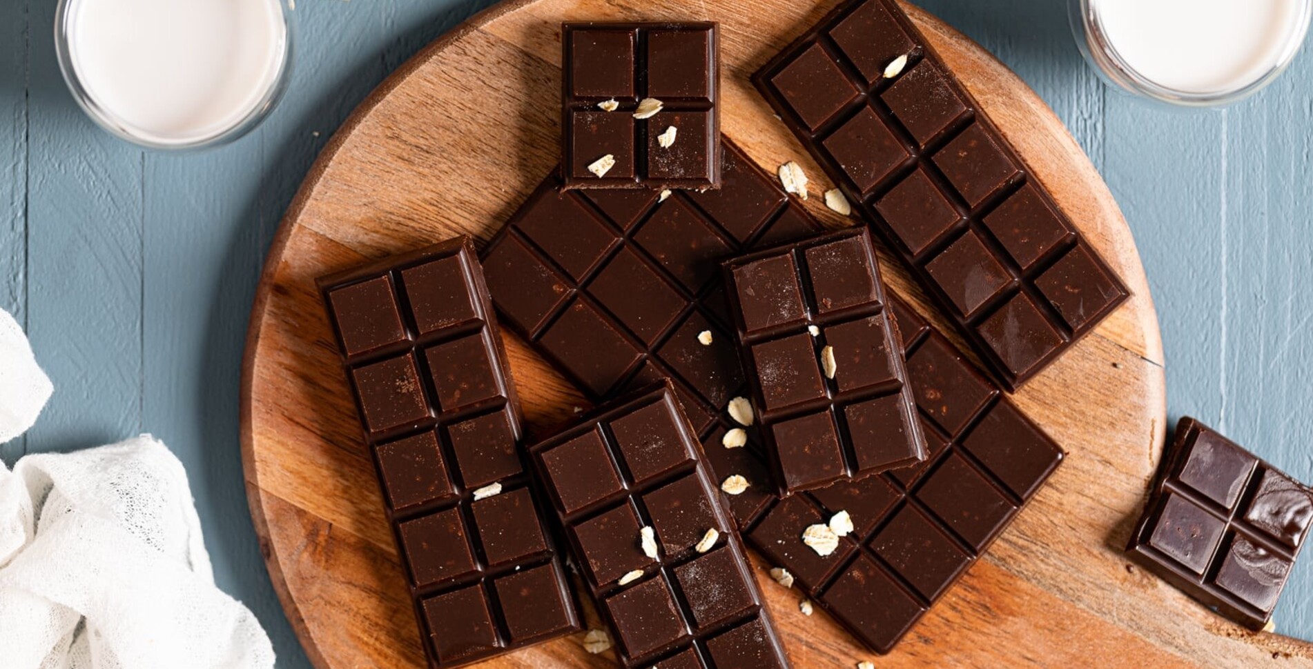 Homemade Oat Milk Chocolate Bars