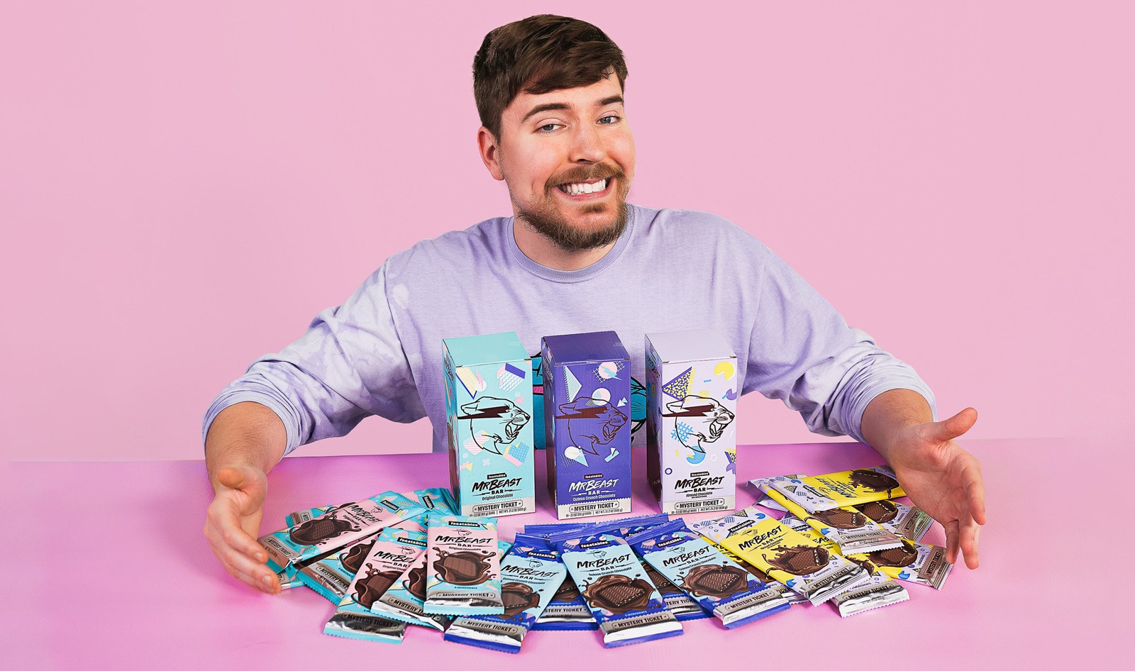 MrBeast's New Dairy-Free Chocolate Bars Come with a $1 Million Willy Wonka Twist