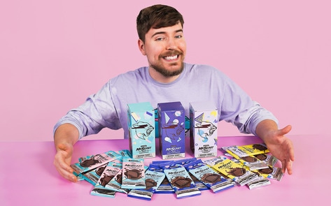 MrBeast's New Dairy-Free Chocolate Bars Come with a $1 Million Willy Wonka Twist