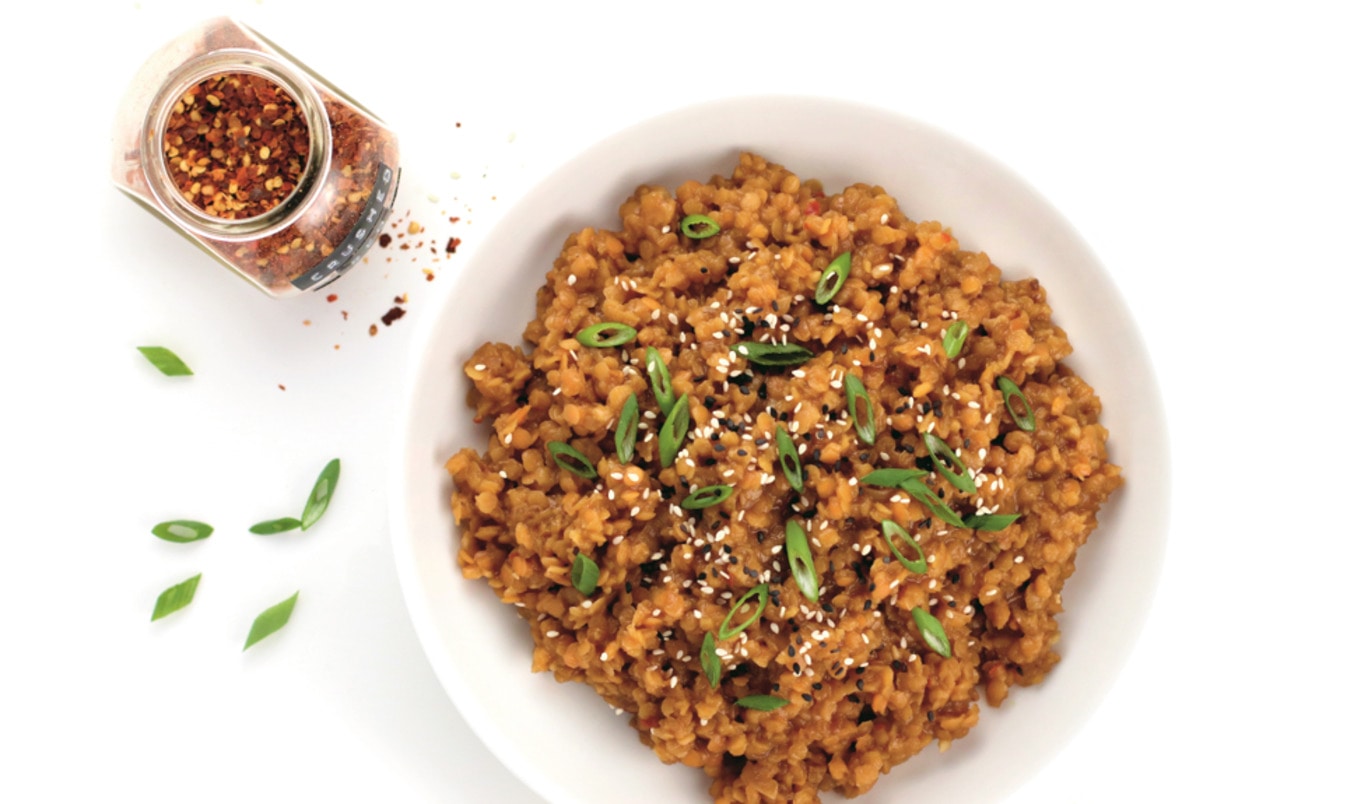 Sesame Soy Korean-Inspired Lentils