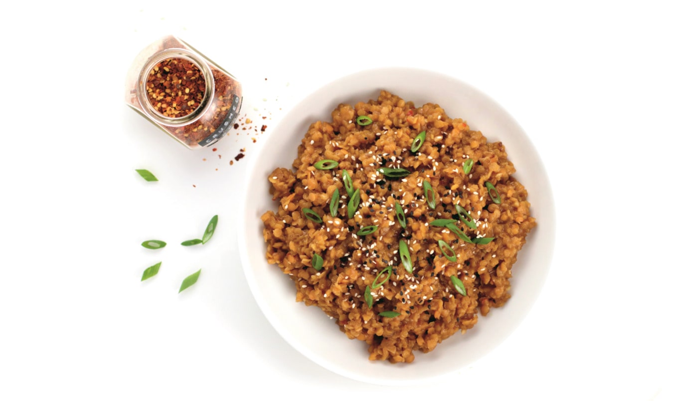 Sweet Vegan Korean-Inspired Lentils