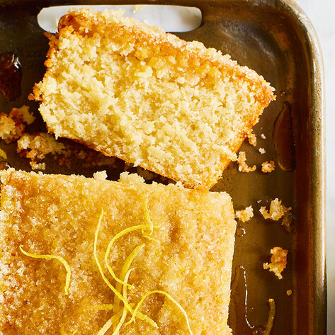 Vegan Lemon Drizzle Pound Cake