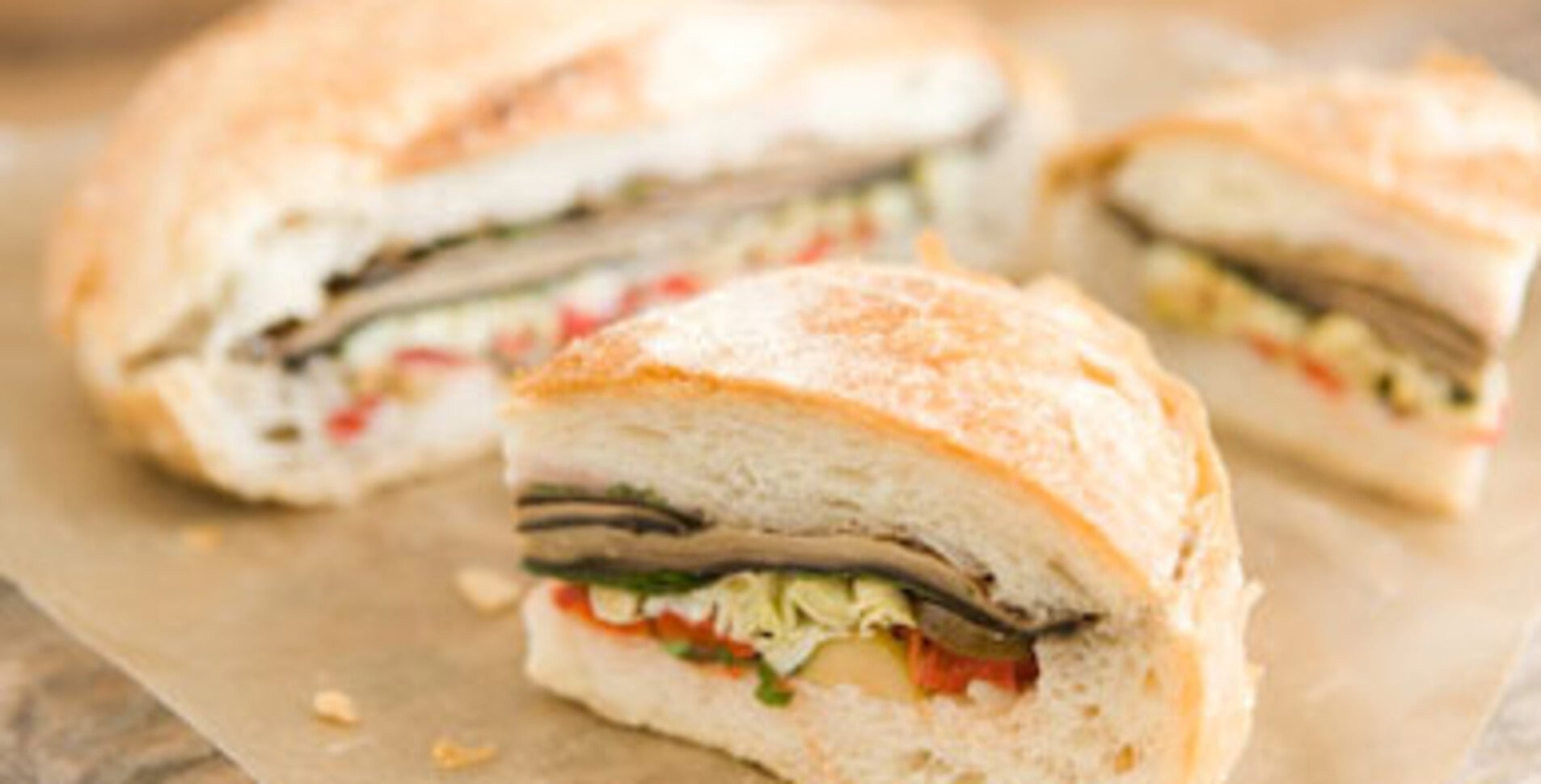 Stuffed Plant-Based Muffaletta Sandwich