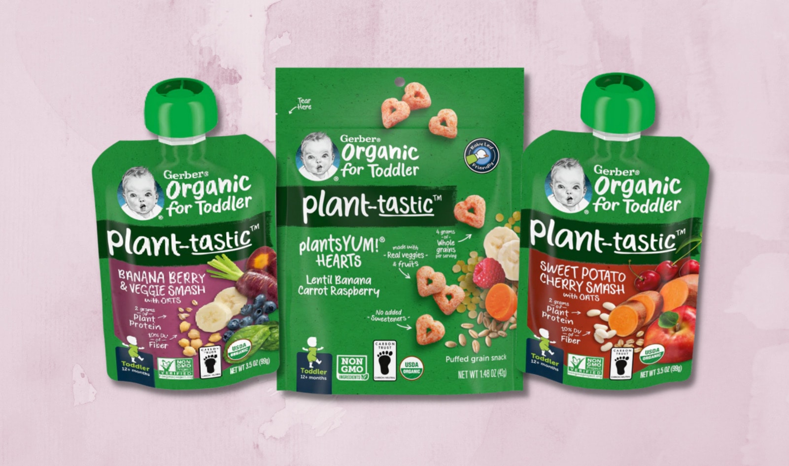 Gerber's New Baby Food Line Is All About Plant Protein&nbsp;