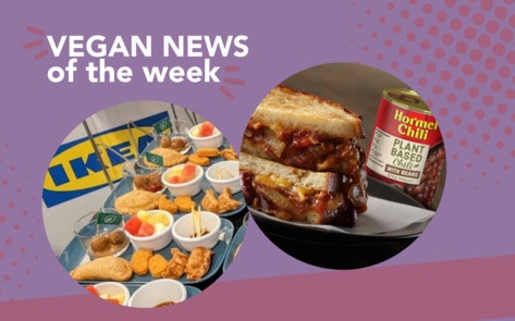Hormel's Meatless Chili, IKEA's Gyoza, and other Vegan Food News of the Week 