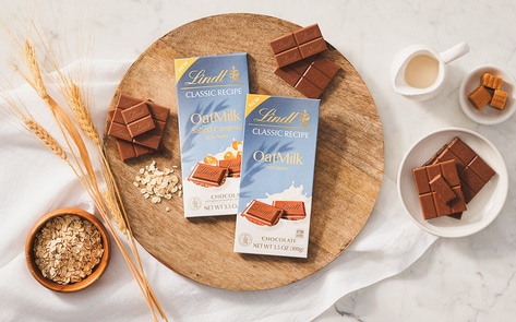 Lindt’s New Vegan Milk Chocolate Bar Replaces Dairy With Oats