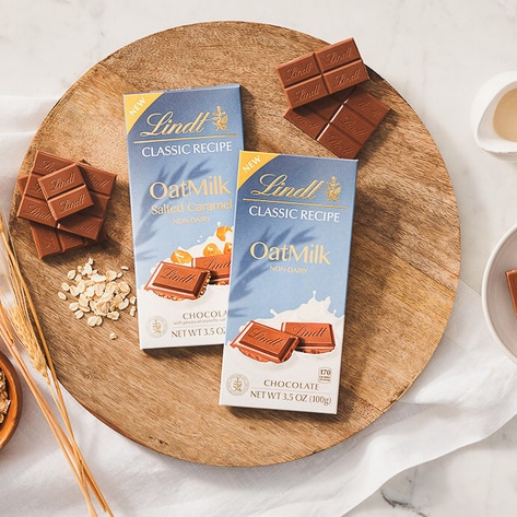 Lindt’s New Vegan Milk Chocolate Bar Replaces Dairy With Oats