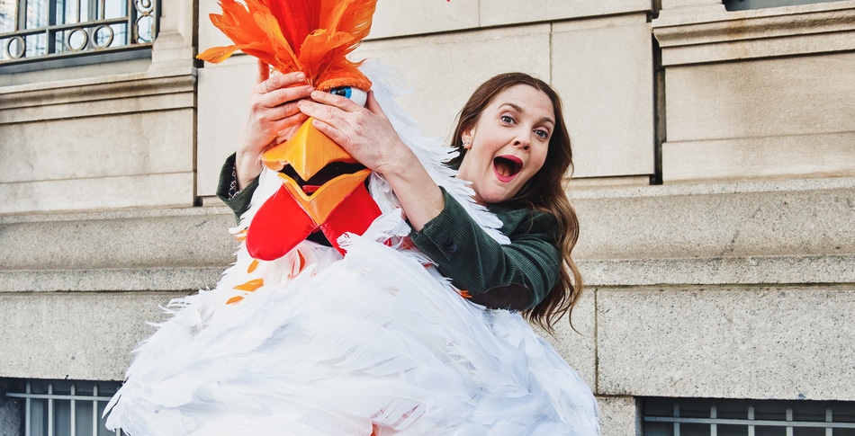 Why Drew Barrymore Is the “Chief Mom Officer” for this Meatless Chicken Brand