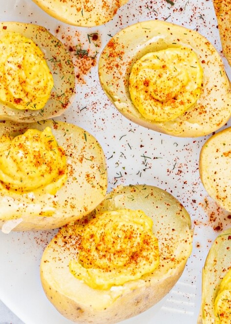 Vegan Deviled Egg Potatoes