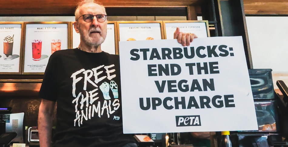 James Cromwell Joins Celebrities in Protest of Starbucks’ Vegan Milk Upcharge