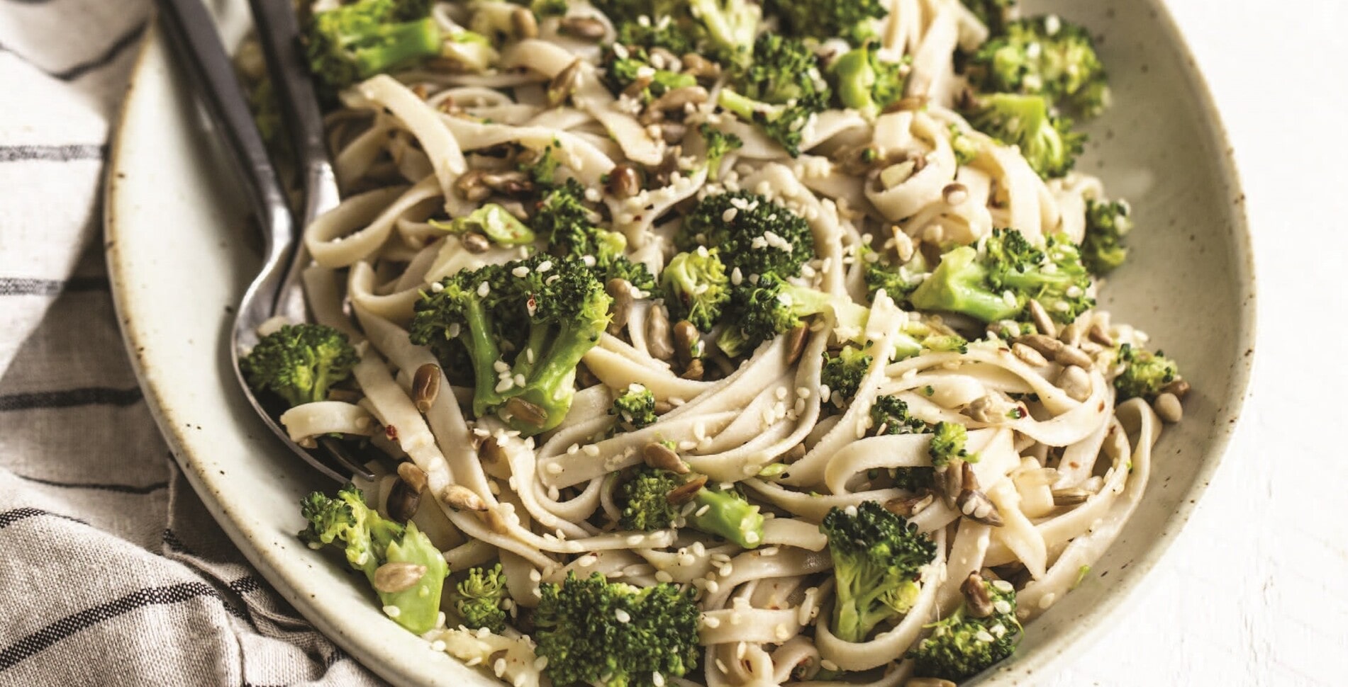 Sesame Ginger Broccoli Noodles