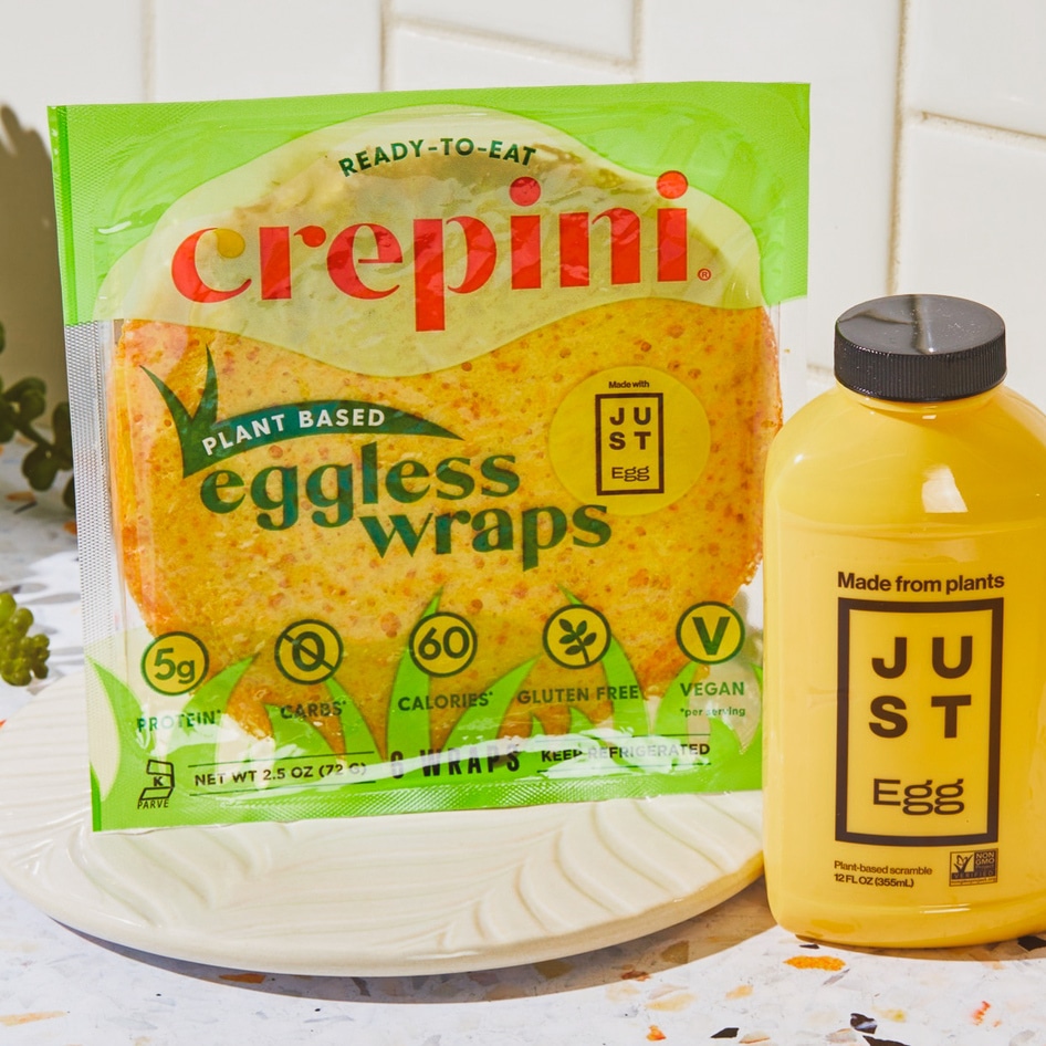 Crepini Partners With JUST Egg to Create First Vegan Keto Egg Wraps&nbsp;