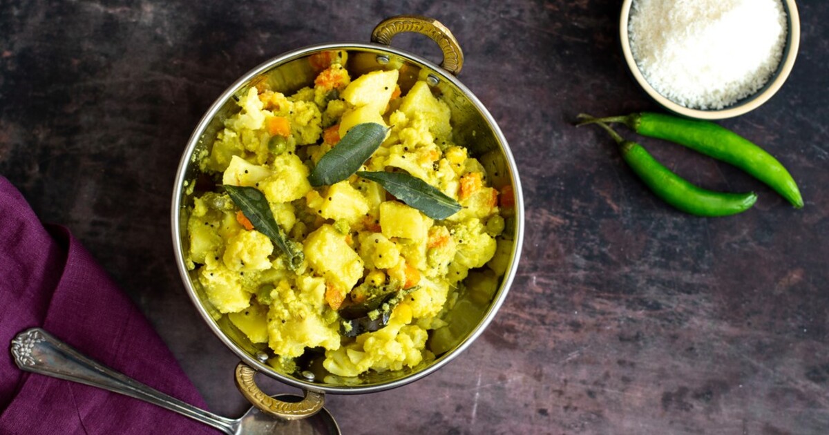 Vegan South Indian Instant Pot Avial (Vegetable Coconut Curry) - Vimarsana News