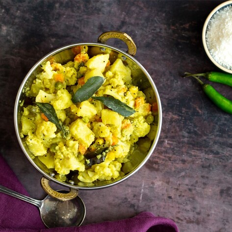 Vegan South Indian Instant Pot Avial (Vegetable Coconut Curry)