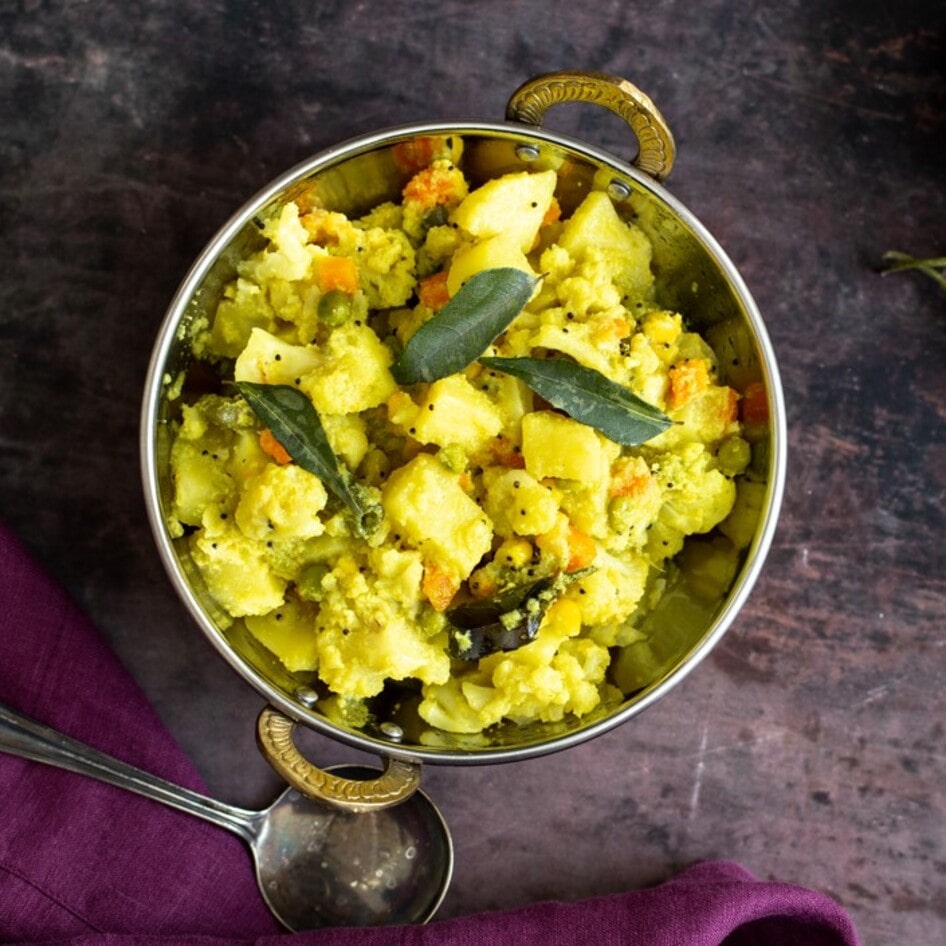 Vegan South Indian Instant Pot Vegetable Coconut Curry