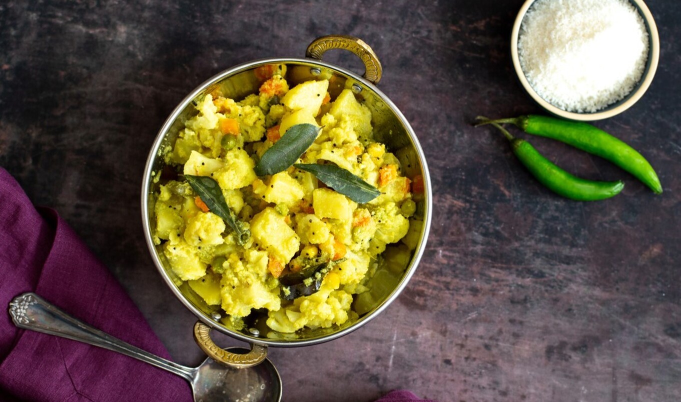 South Indian Instant Pot Vegetable Coconut Curry