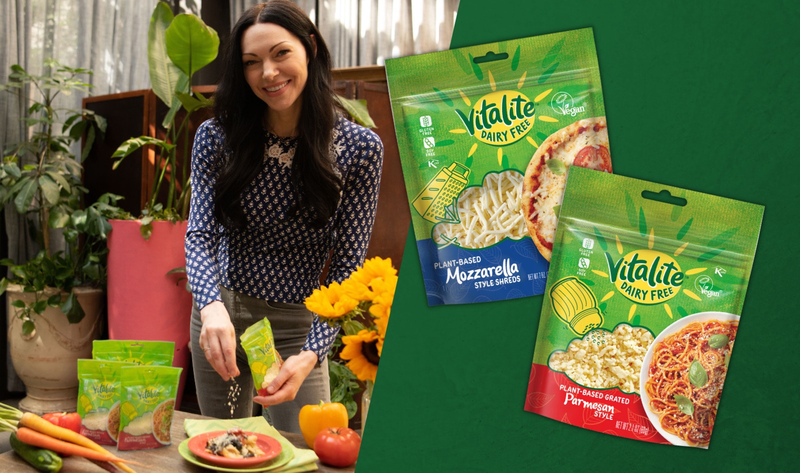 OITNB's Laura Prepon on Going Dairy-Free with Saputo's First Vegan Cheese Line | VegNews