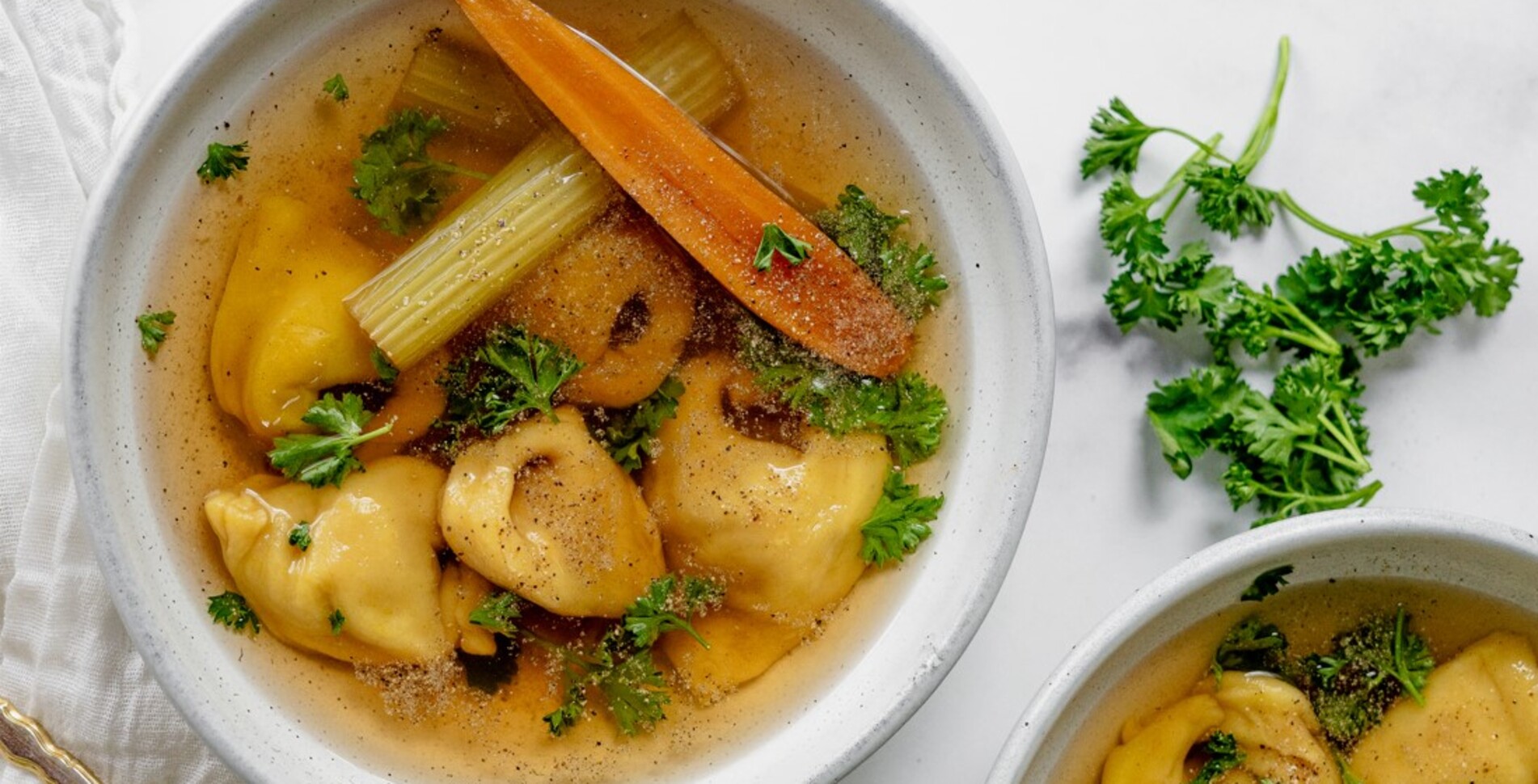 Sweet Potato Soup Dumplings