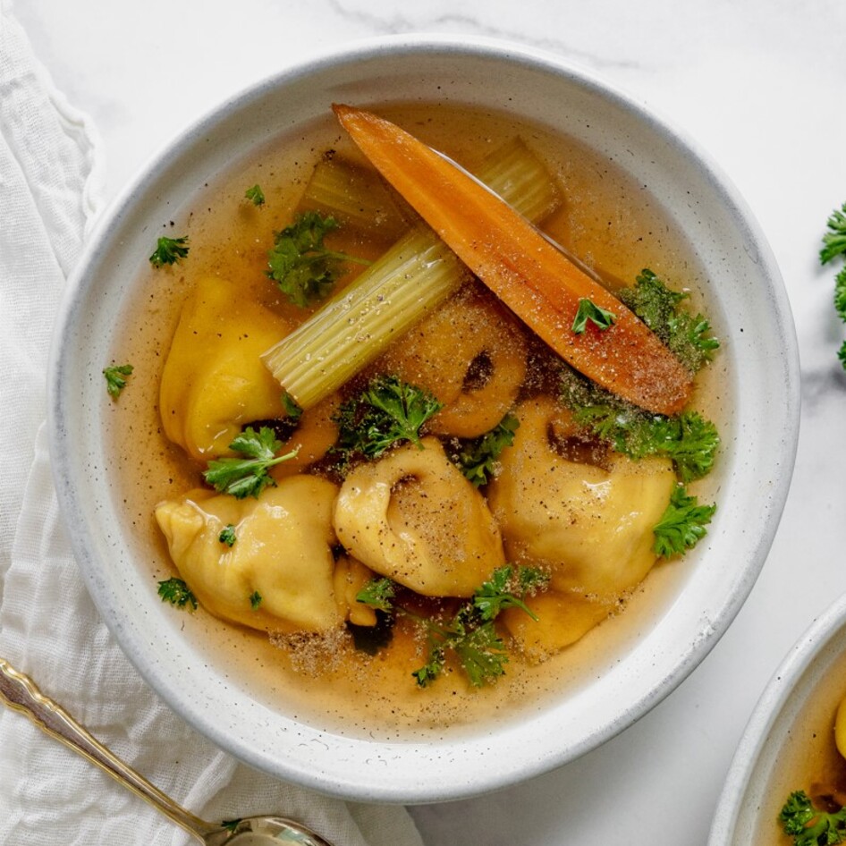 Sweet Potato Soup Dumplings