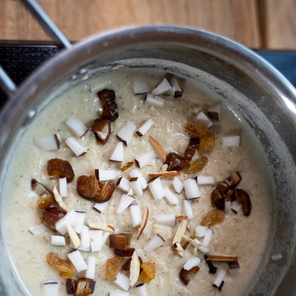 Nepalese Coconut Rice Pudding (Kheer)