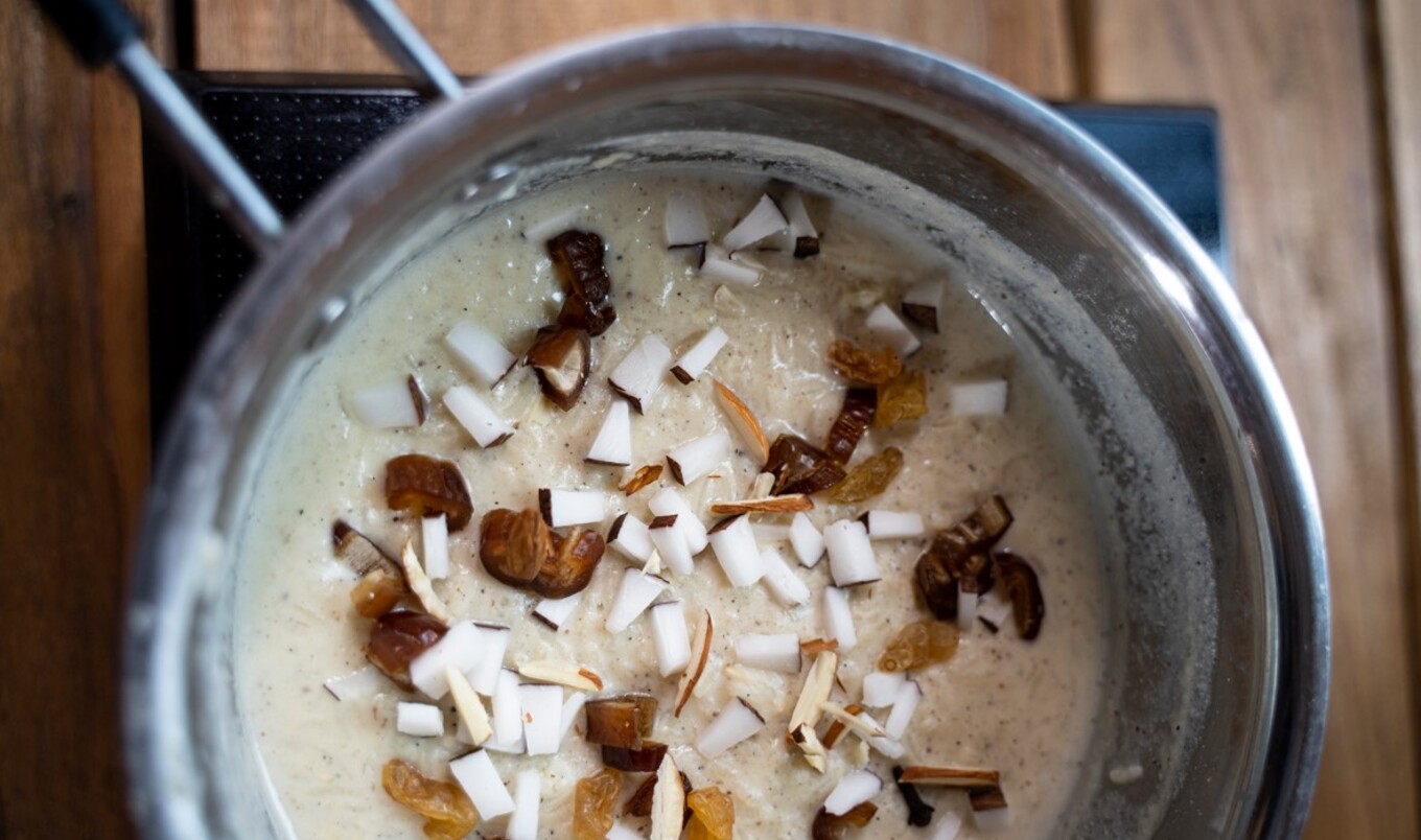 Nepalese Coconut Rice Pudding (Kheer)