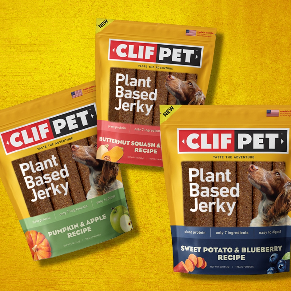 Clif Bar's First Meat-Free Jerky For Dogs Just Launched at 1,500 Petco Stores