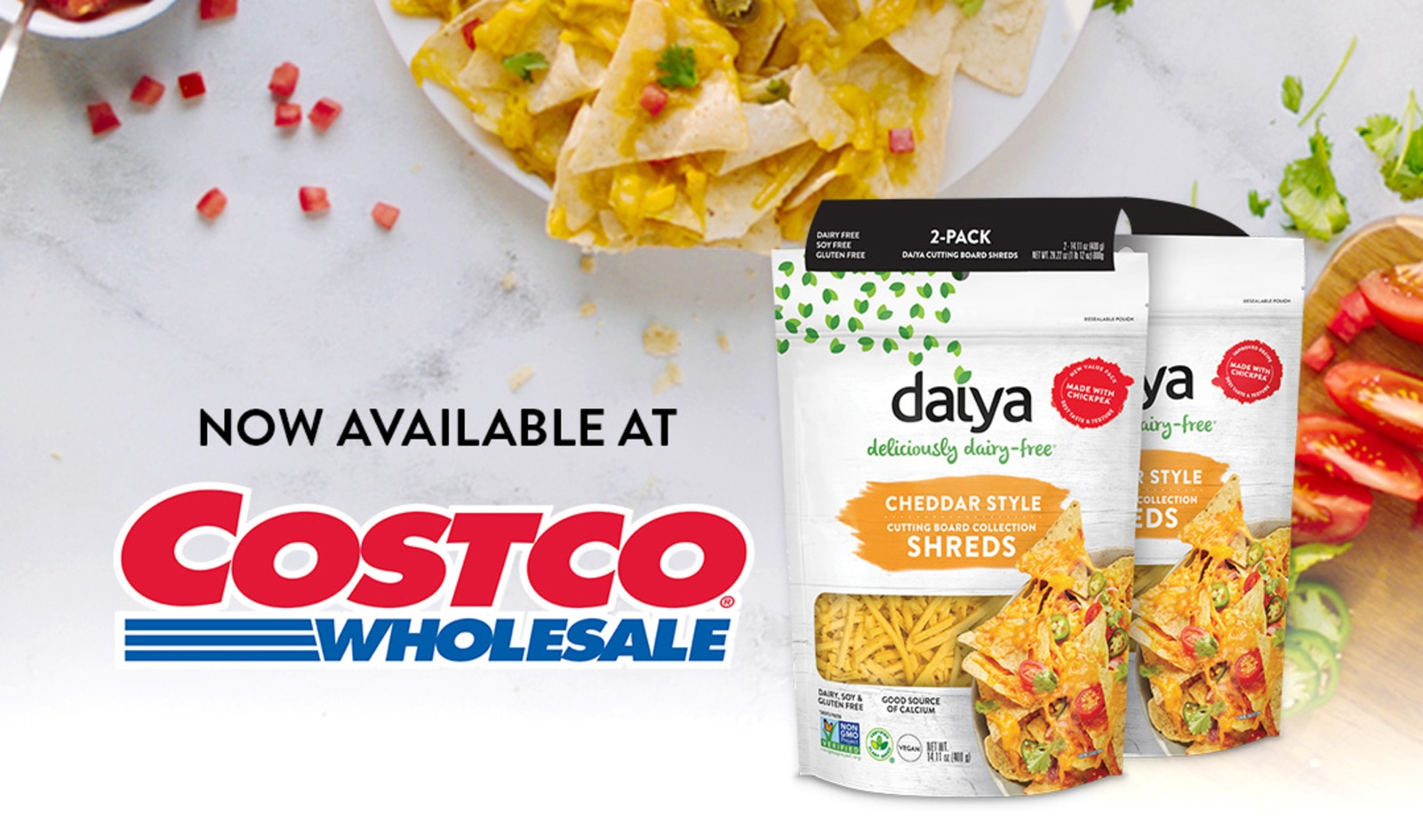 Daiya Launches Bulk Packs of Vegan Cheese at Costco