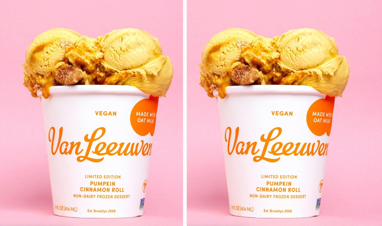 Van Leeuwen Launches Vegan Pumpkin Cinnamon Roll Ice Cream for Fall&nbsp;