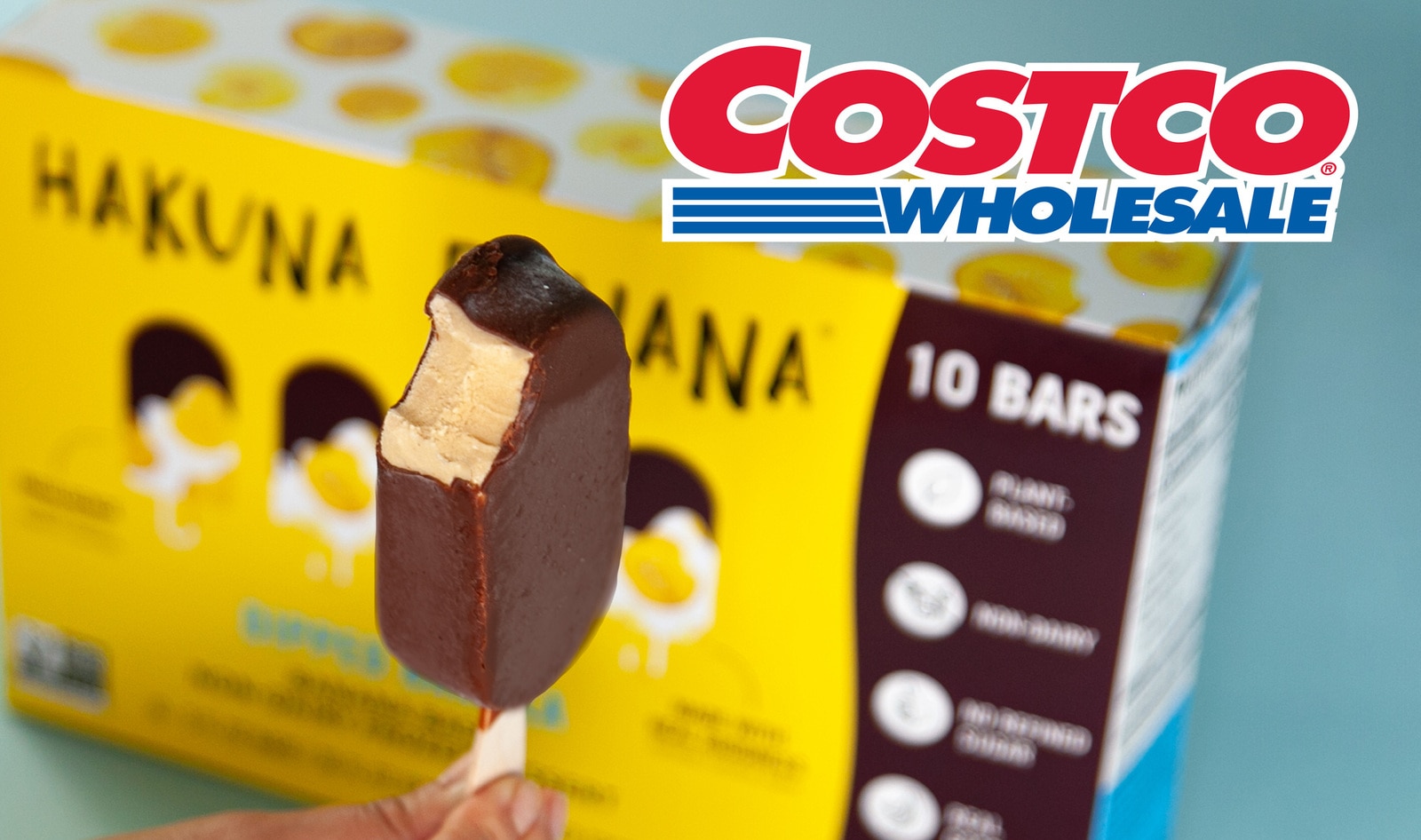 Vegan Chocolate-Dipped Banana Ice Cream Bars Launch at Costco