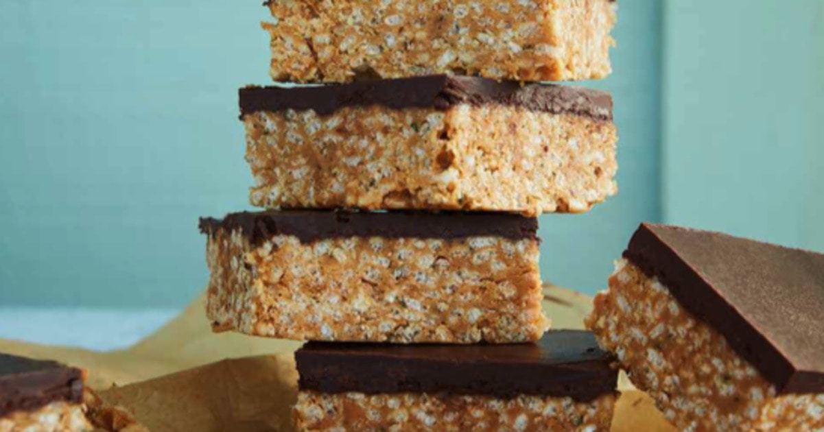 Chocolate-Covered Hemp Rice Crispy Treats