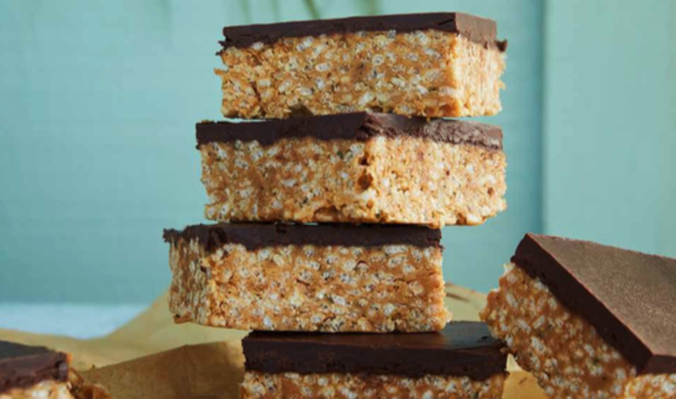 Chocolate-Covered Hemp Rice Crispy Treats