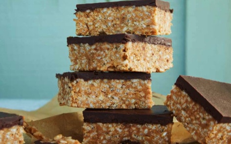 Chocolate-Covered Hemp Rice Crispy Treats