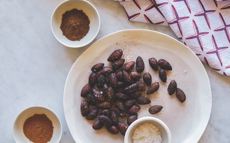 Cocoa Spiced Roasted Almonds