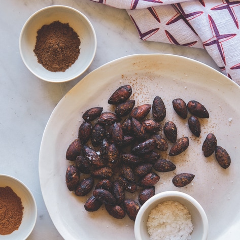 Cocoa Spiced Roasted Almonds