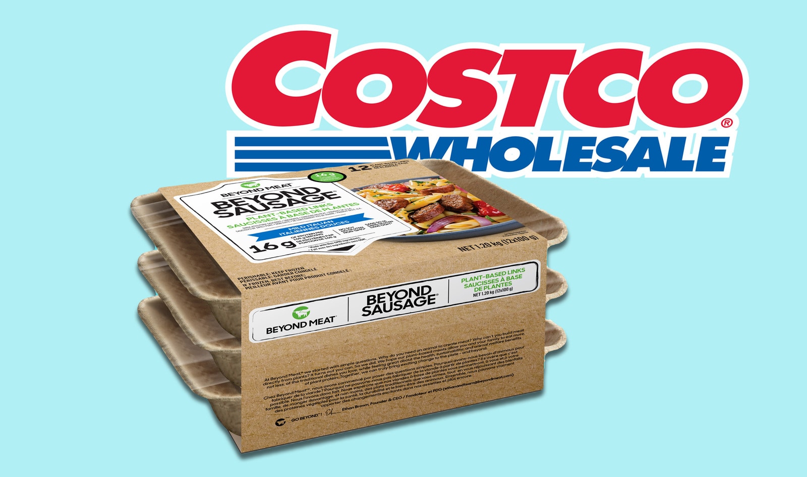 Costco Canada Is Now Selling Beyond Sausages for $1.67 Each&nbsp;