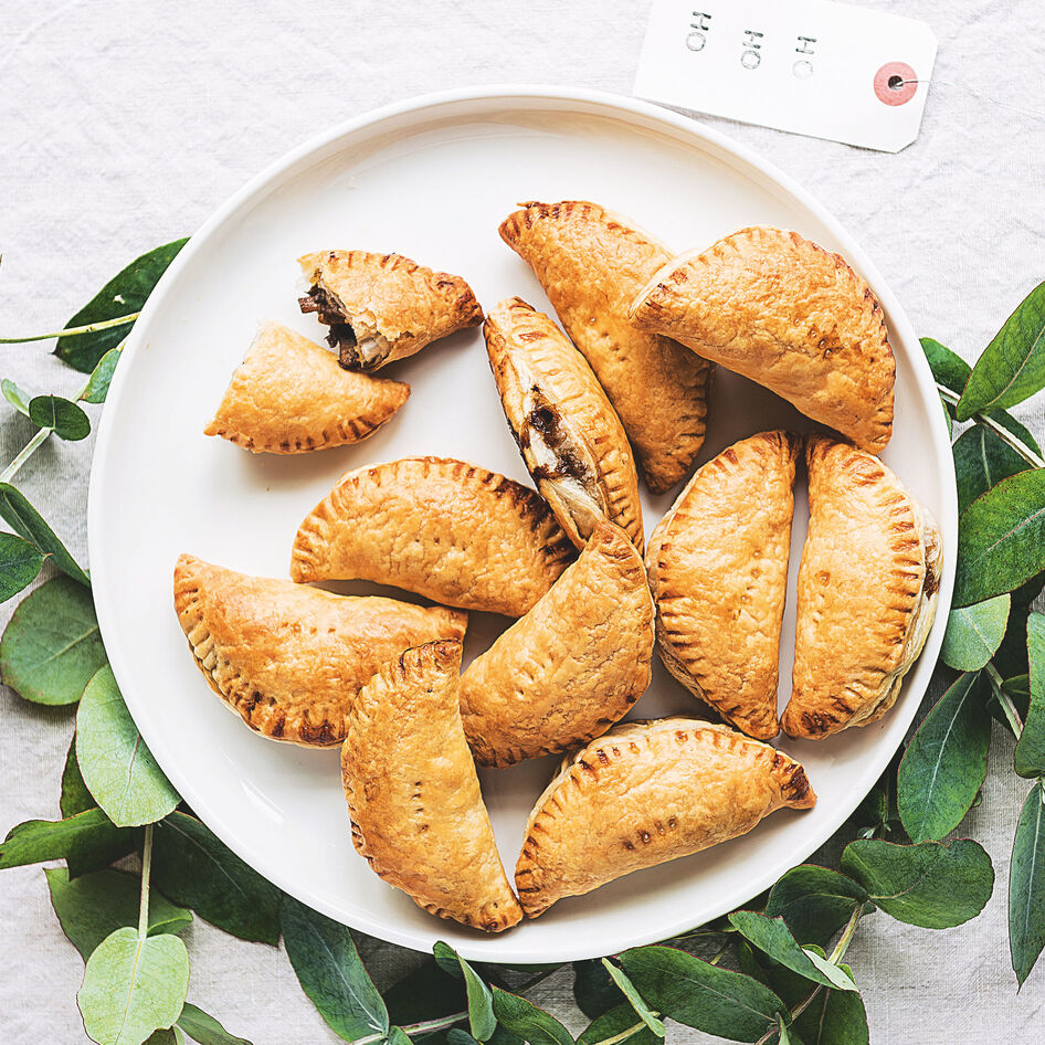 Flaky Vegan Mushroom Turnovers